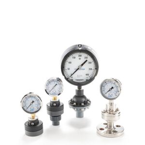 GG050P0T | Griffco Valve 1/2" Gauge Guard - No Gauge - PVC - PTFE
